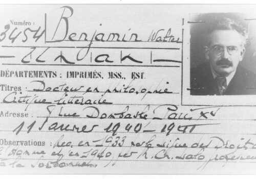 Benjamin zwischen Fetisch und Geschichte